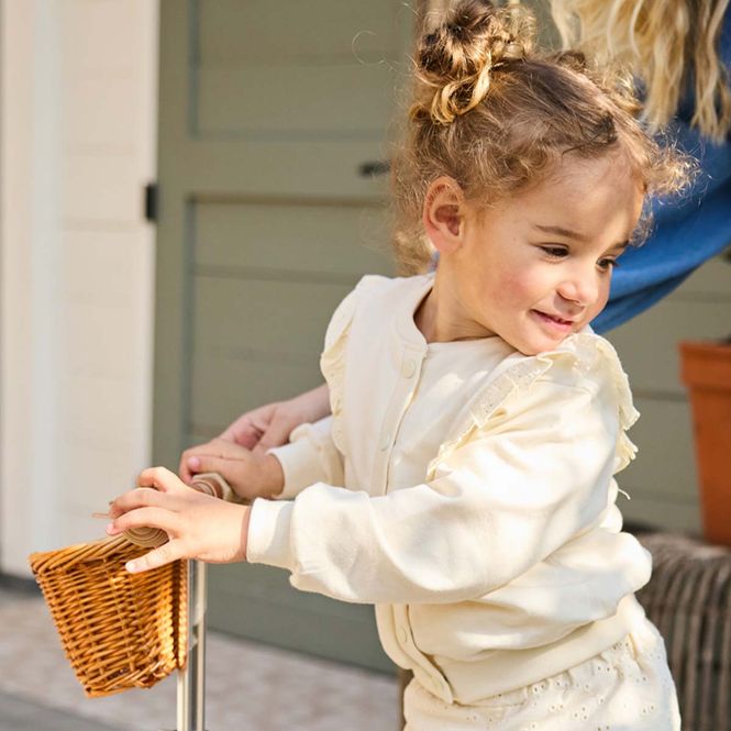 Hovedbilde Dirkje cardigan til småbarn, Off-white