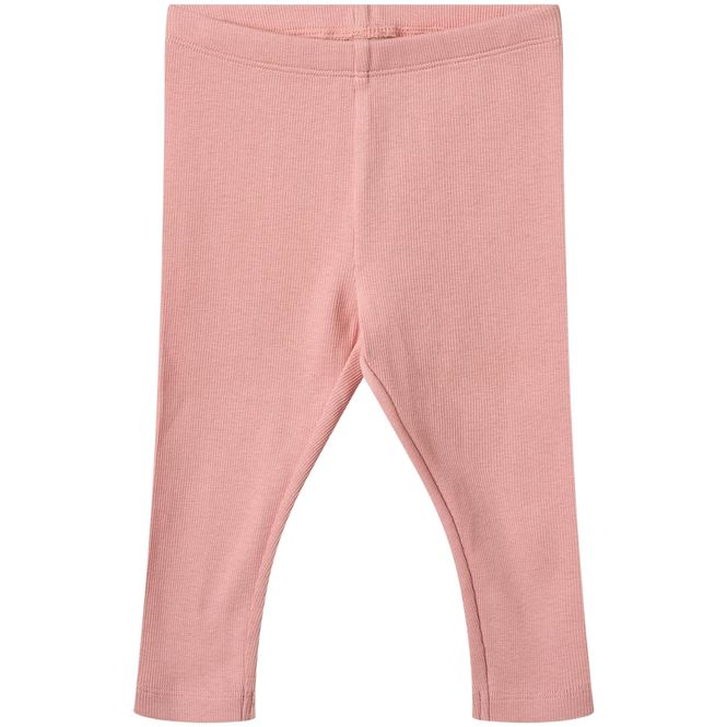 Hovedbilde Wheat Jules rib jersey leggings til baby, rose