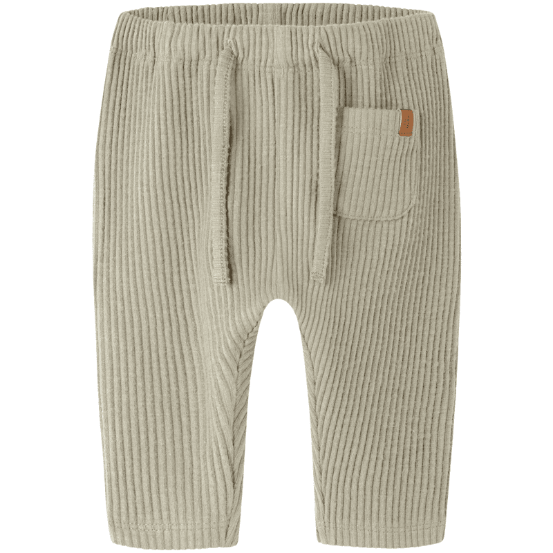 Lil' Atelier Nbmrajo bukse til baby, Moss Gray
