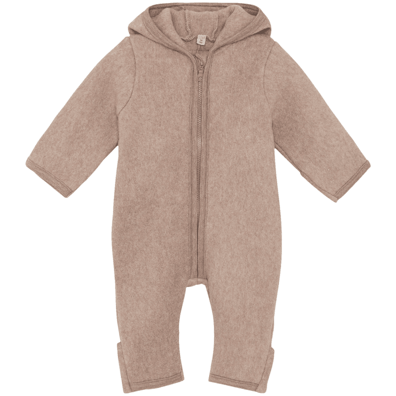 Huttelihut heldress i bomullsfleece, Savannah Melange