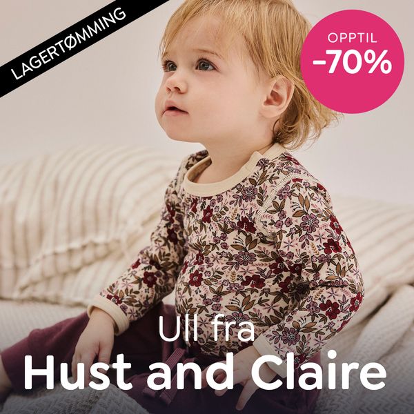 Salg Hust and Claire ull til barn og baby