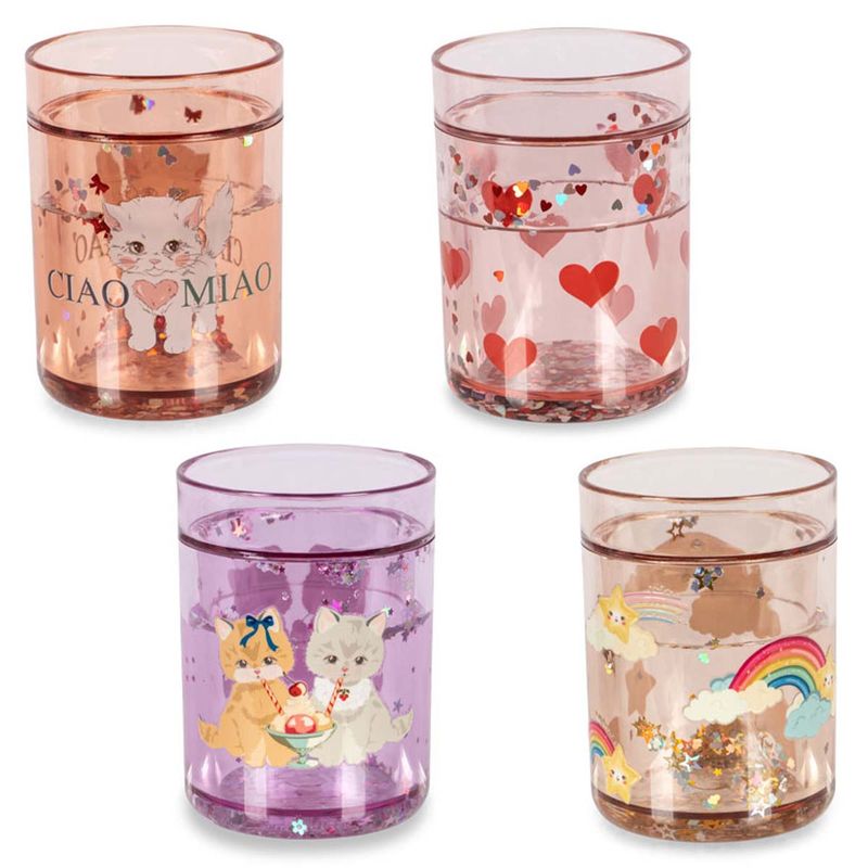 Konges Sløjd 4-pack glitter kopper, Multi Glitter