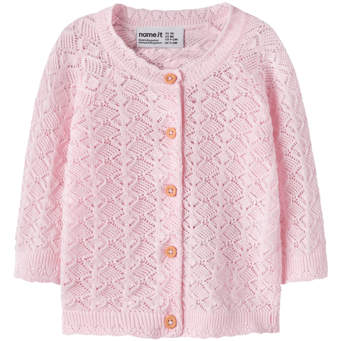 Hovedbilde Name It Nbfjenny cardigan til baby, Cradle Pink