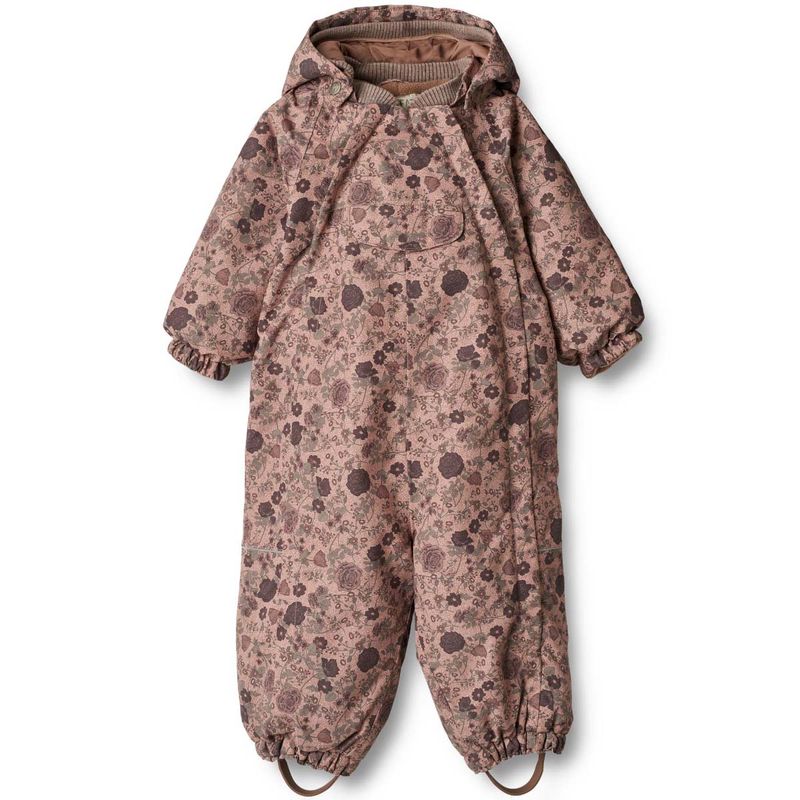 Wheat Adi vinterdress til baby, rose dawn flowers