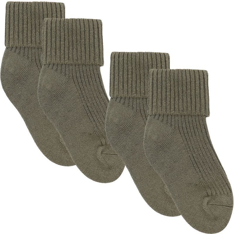 Hust and Claire Flosi 2-Pack Socks Ull/bambus, Turtle