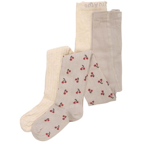 Hovedbilde Minymo 2-pack strømpebukse til barn, Light Taupe