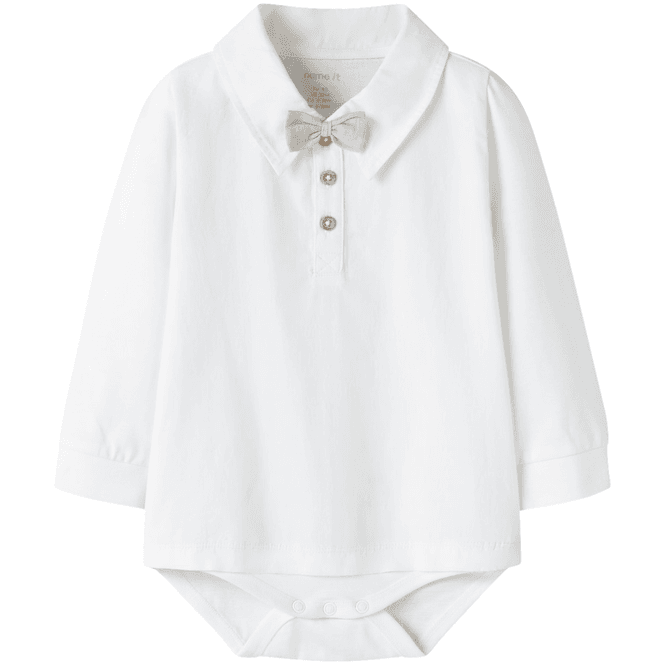 Hovedbilde Name It Nbmnoller body m/sløyfe, Bright White