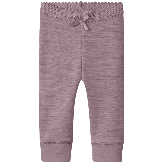 Hovedbilde Name It Nbfwyla leggings i ull/viskose til baby, ...