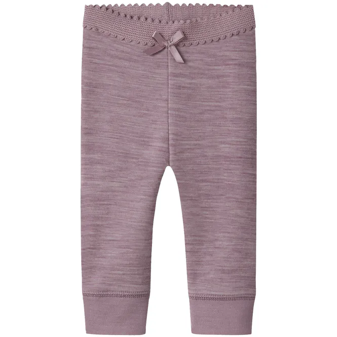 Hovedbilde Name It Nbfwyla leggings i ull/viskose til baby, ...
