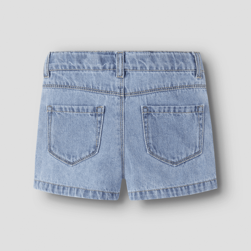 Name It Nmfrose Mom shorts til småbarn, Light Blue Denim
