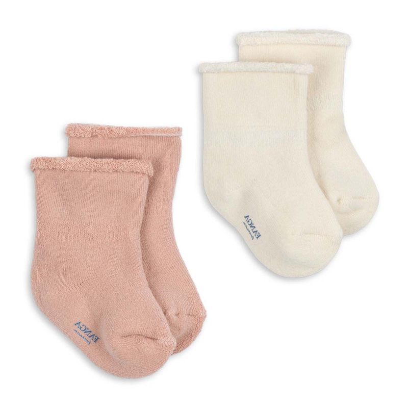 Konges Sløjd Vicino 2-pack terrysokker baby, Cameo Rose