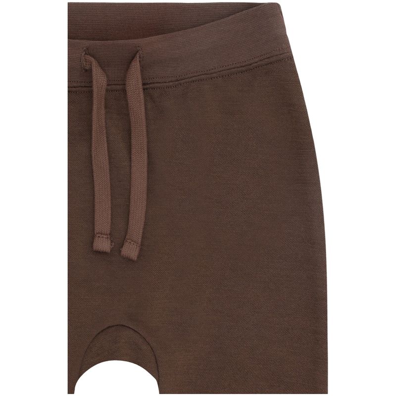 Hust and Claire Gaby ull/bambus bukse, Brown Stone