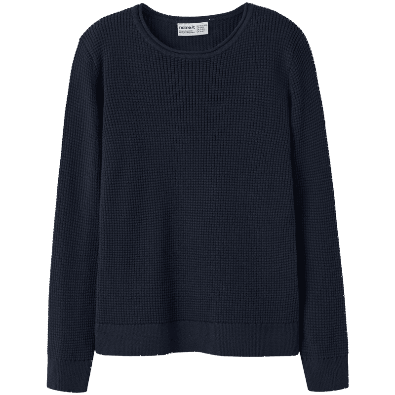Name It Nkmviklas strikket genser til barn, Navy Blazer