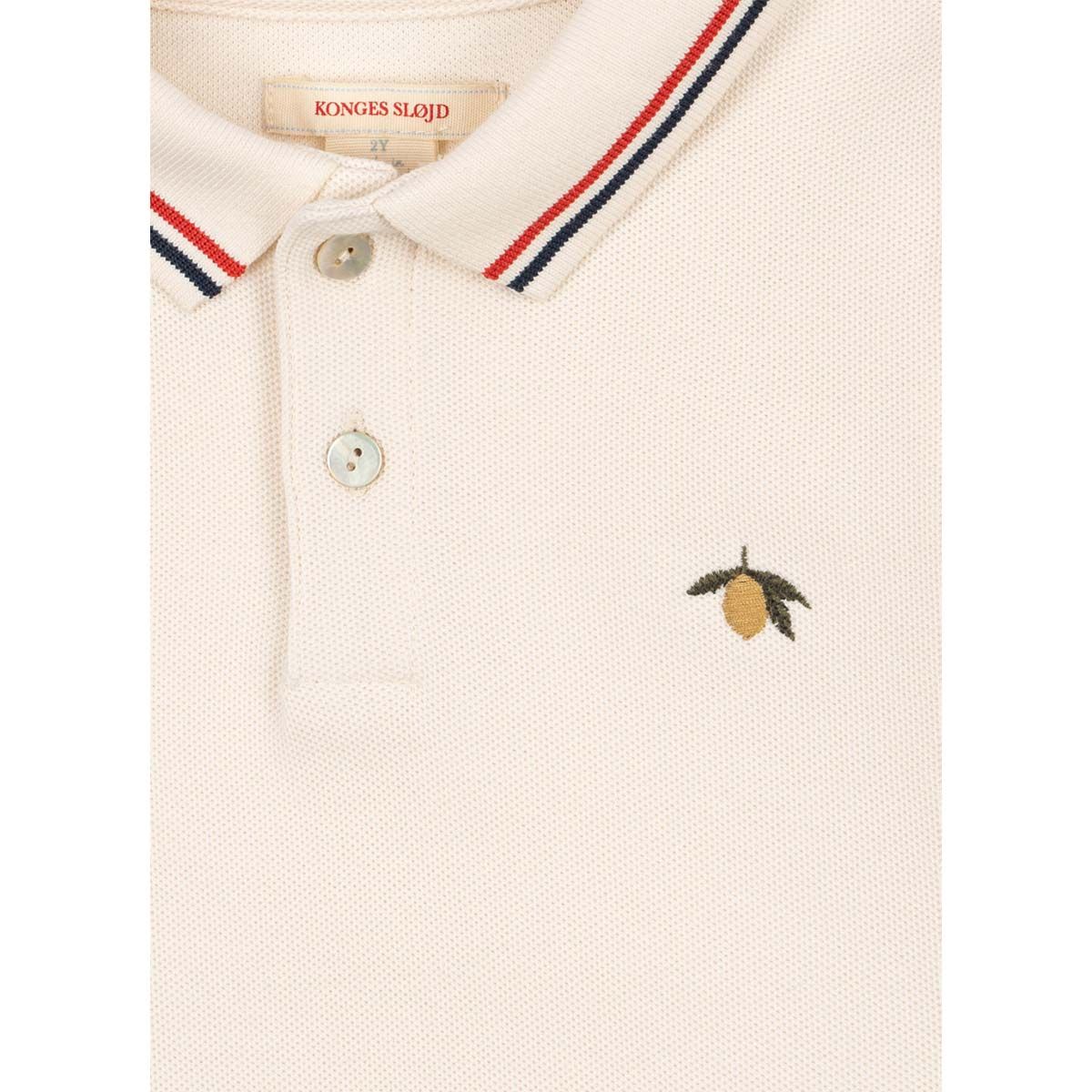 Konges Sløjd Florian poloskjorte til barn, Antique White