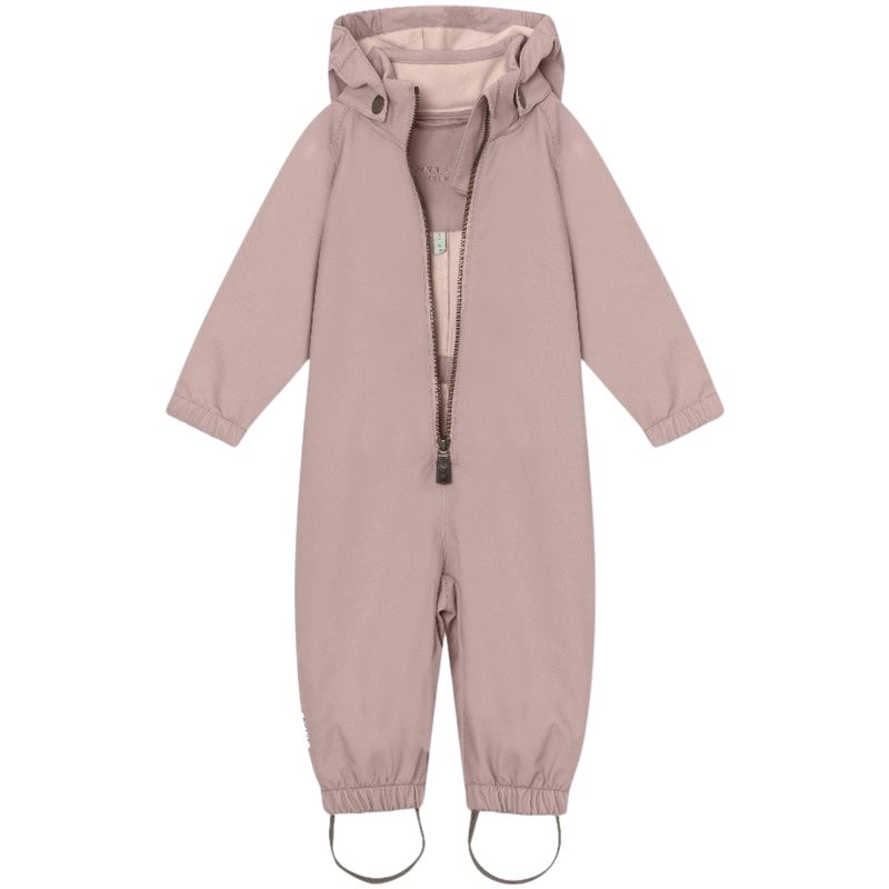 Mini A Ture Arno softshelldress til småbarn, cloudy rose