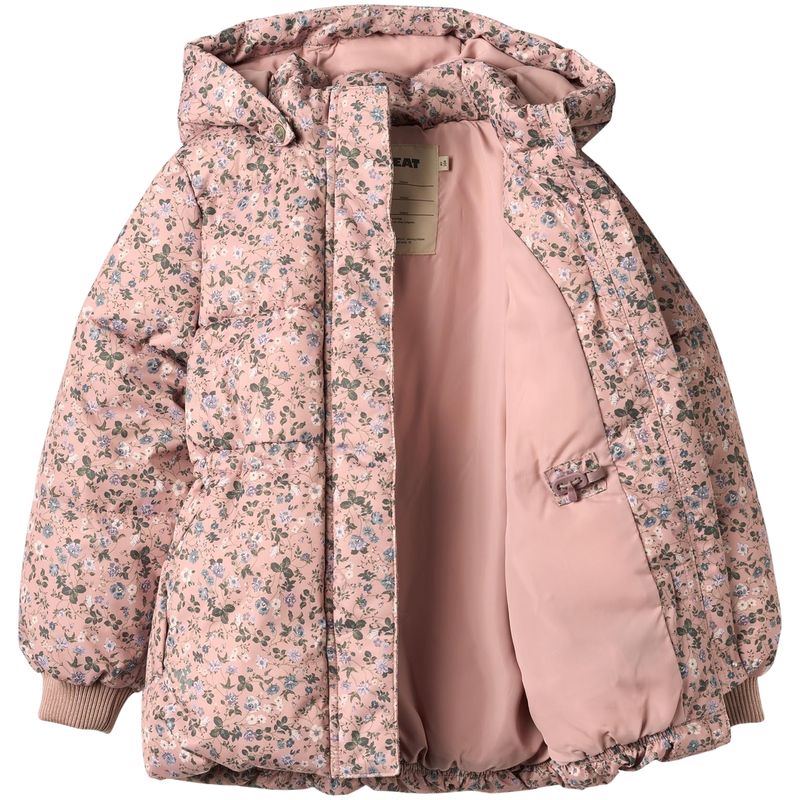 Wheat Eli boblejakke til barn, Rose Powder Flowers