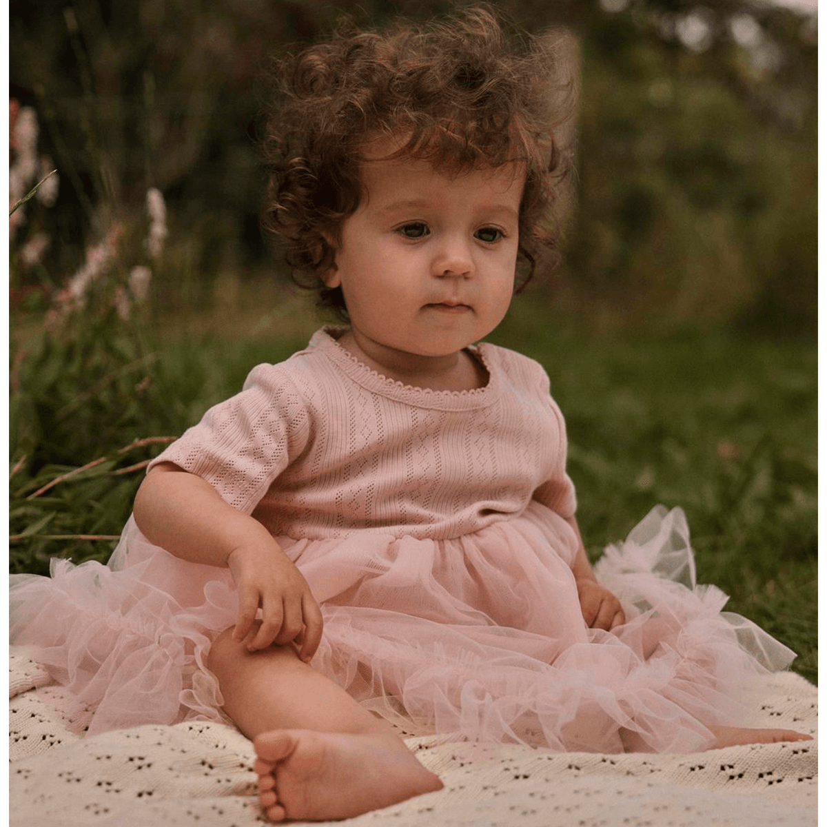 Lil' Atelier Nbffanella kjolebody, Peach Whip