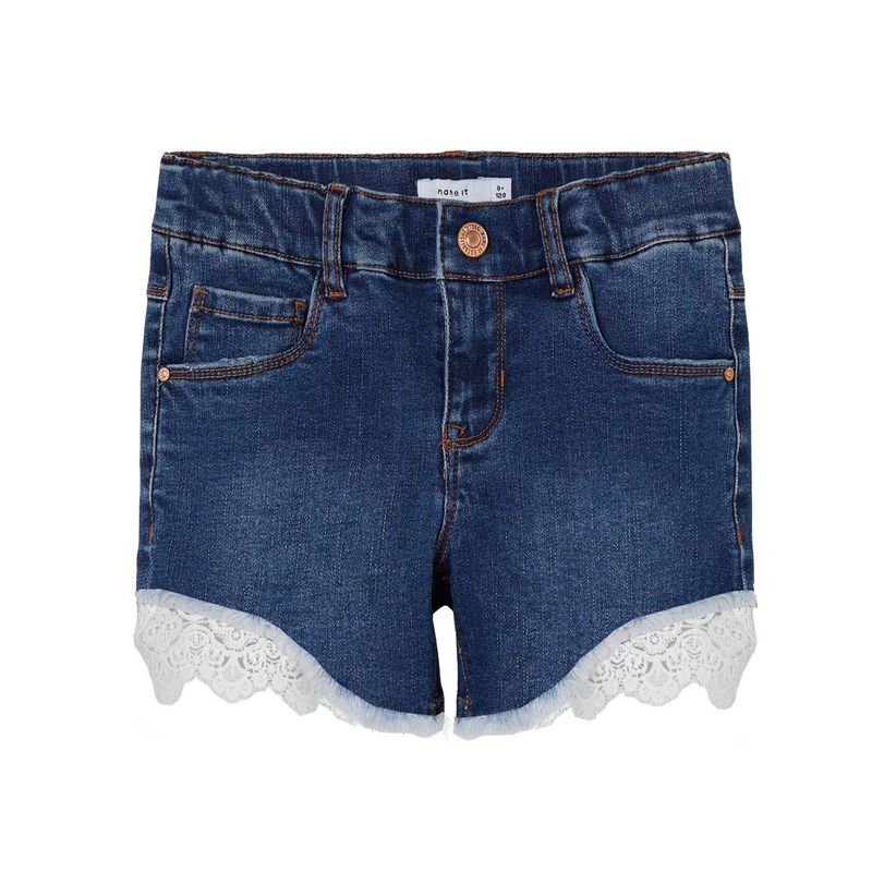 Name It Nkfsally 5372 denim shorts til barn, Dark Blue Denim