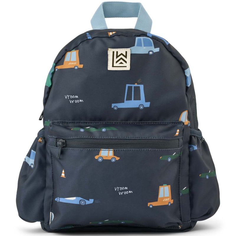 Liewood Andreas ryggsekk til barn, Cars/Classic Navy